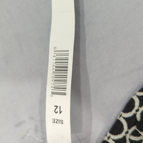 Courtenay Shorts black and white size 12 - Picture 3 of 3